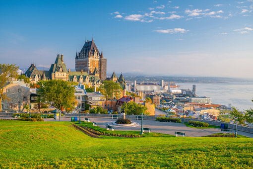 Panoramic view of Quebec City, in Canada