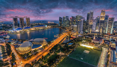 Amazing view of Marina Bay, Singapore
