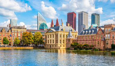 Skyline building in The Hague, Netherlands